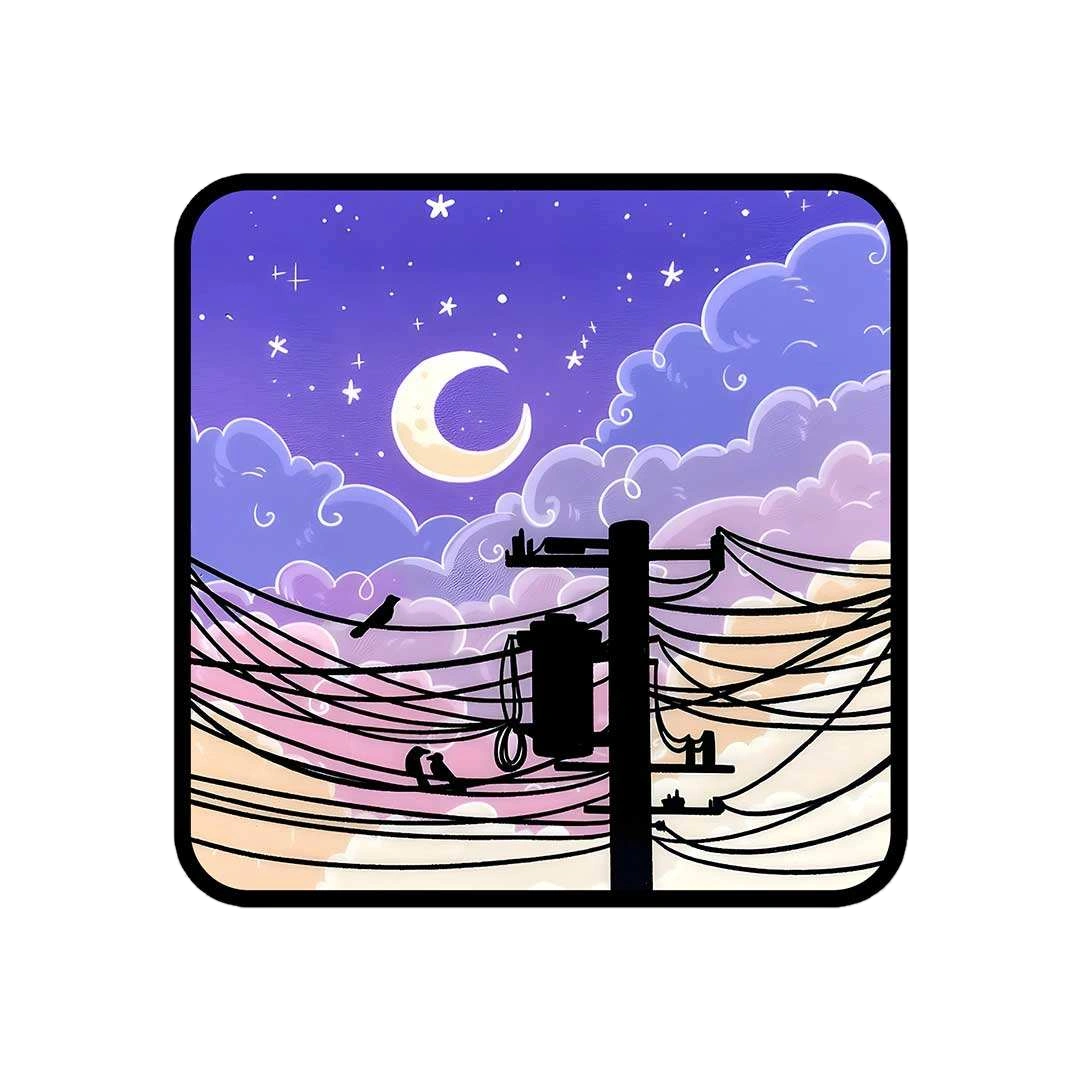 Evening Hour Sticker